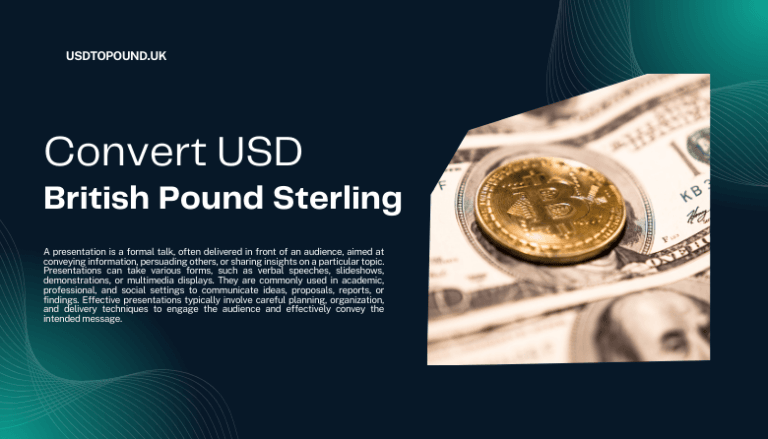 Convert USD to British Pound Sterling