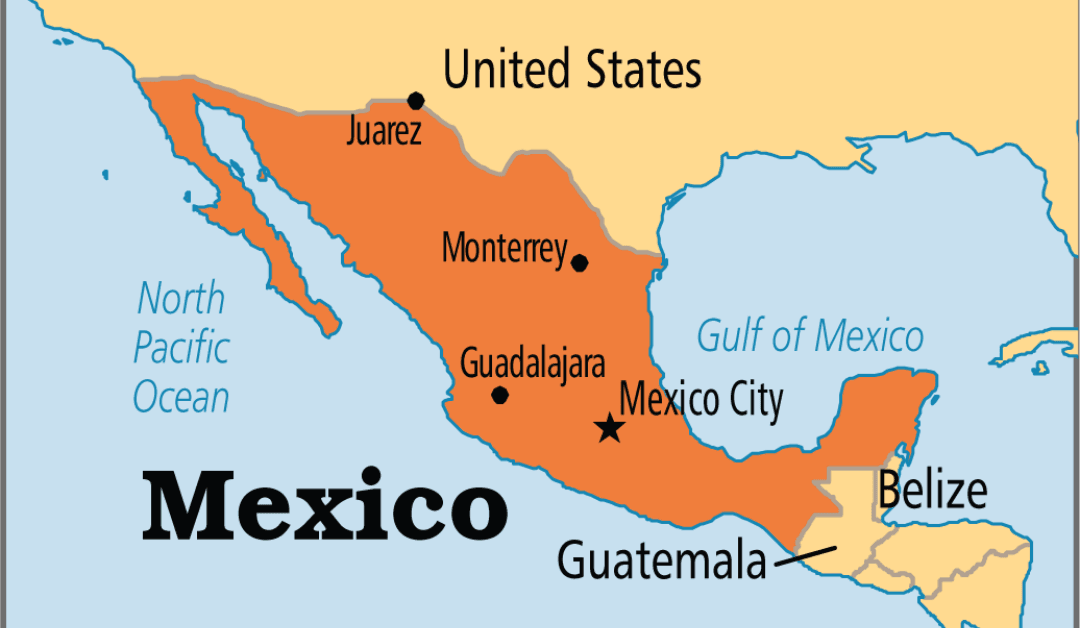 mexico indian map